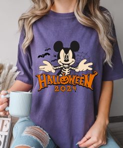 Comfort Colors® Mickey Skeleton Shirt, Halloween Party Shirt