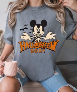 Comfort Colors® Mickey Skeleton Shirt, Halloween Party Shirt