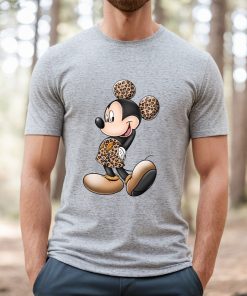 Comfort Colors® Leopard Mickey And Minnie Shirt, Disney Couple Tee