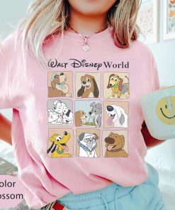 Retro Disney Dogs Comfort Colors Shirt, Walt Disney World Shirt