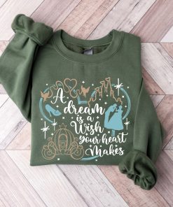 A Dream Is A Wish Your Heart Makes Shirt, Disney Princess T-Shirt