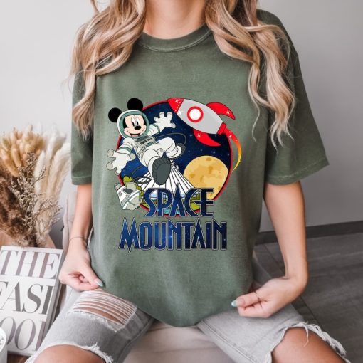 Comfort Colors® Space Mountain Shirt, Mickey T-Shirt, Disney Shirt