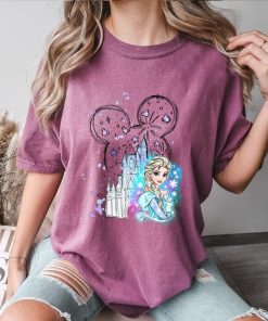 Comfort Colors® Disney Castle Princess Elsa Shirt, Princess Elsa Shirt