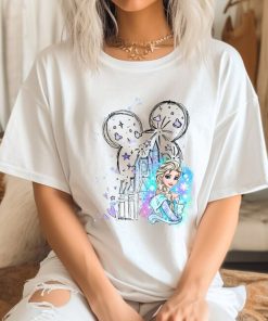 Comfort Colors® Disney Castle Princess Elsa Shirt, Princess Elsa Shirt