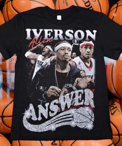 Allen Iverson #3 the Answer graphic T-shirt S-XXL