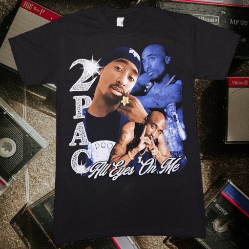 2pac All Eyes On Me Bootleg style graphic T-shirt S-XXL