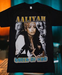 Aliyah queen of R&B Bootleg style graphic t-shirt small-XXL