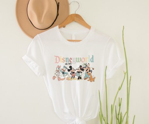 Retro Mickey And Friends Shirt, Disneyworld Est 1971 T-Shirt