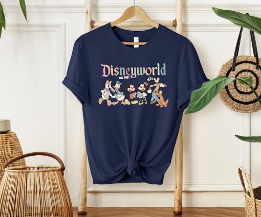 Retro Mickey And Friends Shirt, Disneyworld Est 1971 T-Shirt