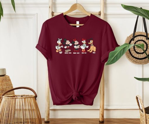 Retro Cute Disney Mickey and Friends Shirt, Minnie, Donald