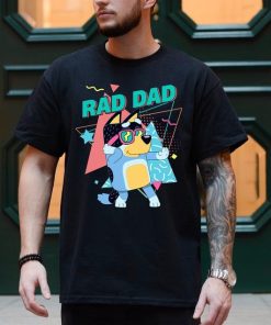 Rad Dad Mom Bluey Shirt, Retro Bluey Cool Dad Shirt