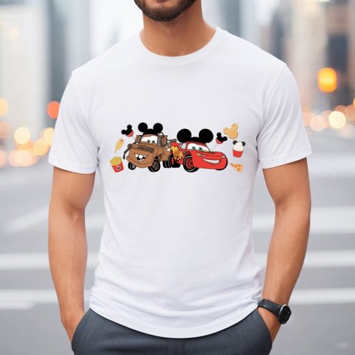 Comfort Colors® Disney Pixar Cars T Shirt, McQueen and Mater Shirt