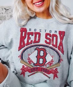 Boston Baseball Sweatshirt Vintage Style Boston Baseball Crewneck