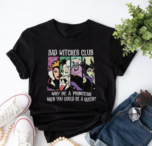 Disney Villains Shirt, Bad Witches Club T-Shirt