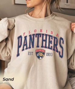 Retro Florida Panthers Sweatshirt, Florida Crewneck