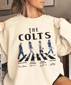 Colts Walking Abbey Road Signatures Football Shirt, Shane Steichen