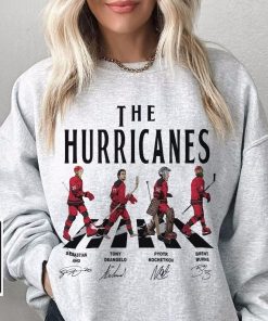 Hurricanes Walking Abbey Road Signatures Ice Hockey Shirt