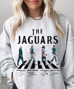 Jaguars Walking Abbey Road Signatures Football Shirt, Doug Pederson