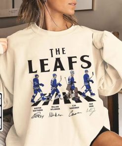 Leafs Walking Abbey Road Signatures Ice Hockey Shirt, Auston Matthews