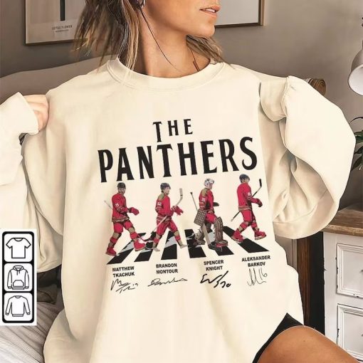 Panthers Walking Abbey Road Signatures Ice Hockey Shirt