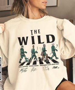 Wild Walking Abbey Road Signatures Ice Hockey Shirt, Kirill Kaprizov