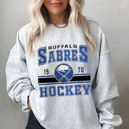 Buffalo Hockey Shirt/ Buffalo Hockey Sweatshirt/ Buffalo Hockey Crewne