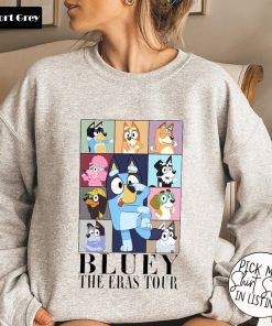 Blue Dog Eras Tour Shirt, Blue Dog Cartoon Shirt