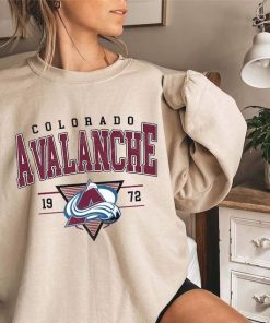 Vintage 90s Colorado Avalanche Hockey Sweatshirt