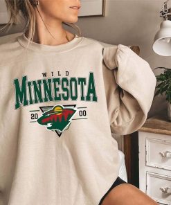 Vintage 90s Minnesota Wild Sweatshirt,Minnesota Hockey Tee