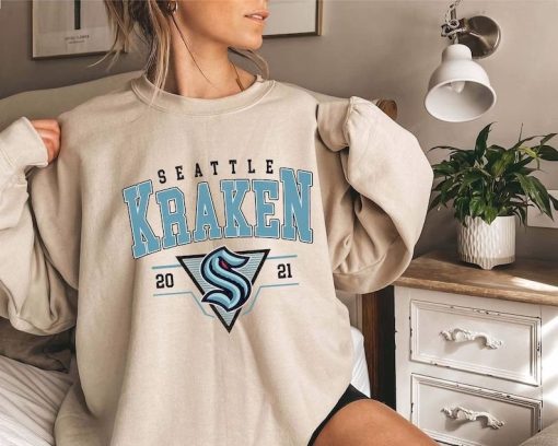 Vintage 90s Seattle Kraken Hockey Sweatshirt