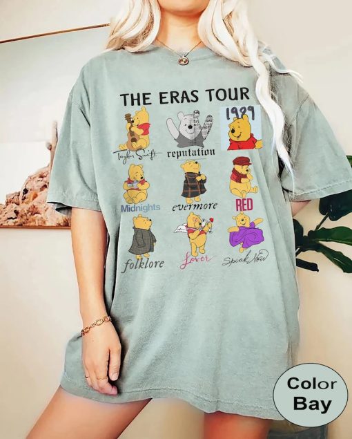 Winnie The Pooh Eras Tour Shirt, Disney Pooh Shirt, Pooh Bear Shirt