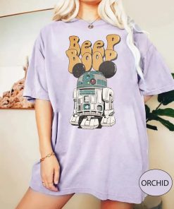 Comfort Color Retro R2D2 Star Wars Shirt, Beep Boop Star Wars Shirt