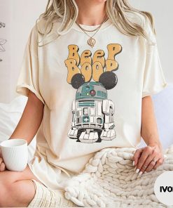 Comfort Color Retro R2D2 Star Wars Shirt, Beep Boop Star Wars Shirt