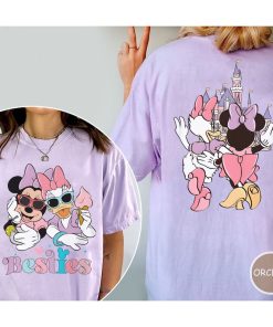 Minnie and Daisy Bestie Comfort Colors Shirt, Disney Bestie Shirt