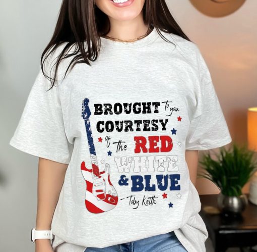 Red White & Blue Tshirt, Toby Keith Shirt, Graphic Tee, Country Music