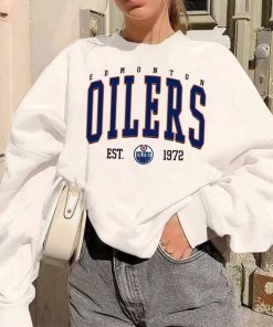 Hockey Fan Gifts; Vintage Style Edmonton Sweatshirt