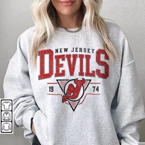 Vintage 90s New Jersey Hockey Sweatshirt