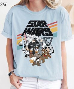 Vintage Disney Star Wars Shirt, Mickey And Friends Shirt, Mickey Shirt