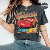 Vintage Lightning Mcqueen Comfort Colors Shirt, Kids Disney Shirt