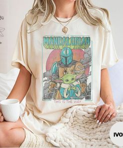 Comfort Color Retro The Mandalorian Shirt, This Is The Way Shirt