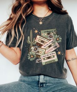 Comfort Colors® Western Music Shirt, Cassettes T-Shirt