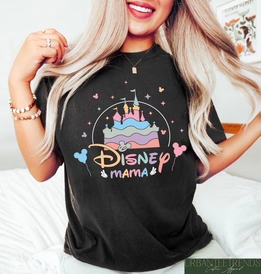 Retro Comfort Disney Mama Shirt, Minnie Mouse Mom Shirt