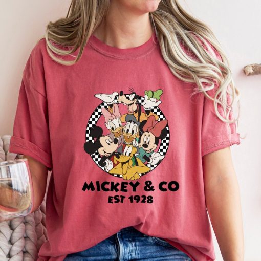 Comfort Colors® Mickey & Co T Shirt, Mickey and Minnie Shirt