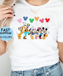 Disney Mickey and Friends Balloon Shirt, Mickey Balloon Sweatshirt