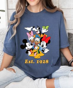 Comfort Colors® Mickey Friends Shirt, Mickey and Co. est. 1928 Shirt