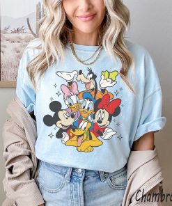 Retro Mickey And Friends Comfort Colors Shirts, Disney Kids Shirt