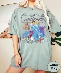 Comfort Color Retro Cinderella Shirt, Walt Disney Cinderella Shirt