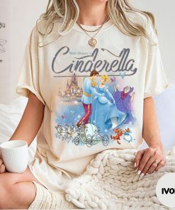 Comfort Color Retro Cinderella Shirt, Walt Disney Cinderella Shirt