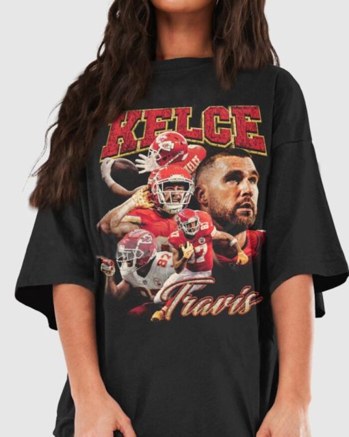 Retro Travis Kelce Vintage 90s Bootleg Style Shirt