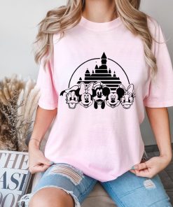 Comfort Colors® Mickey And Friends Castle Shirt, Disney Castle Shirt